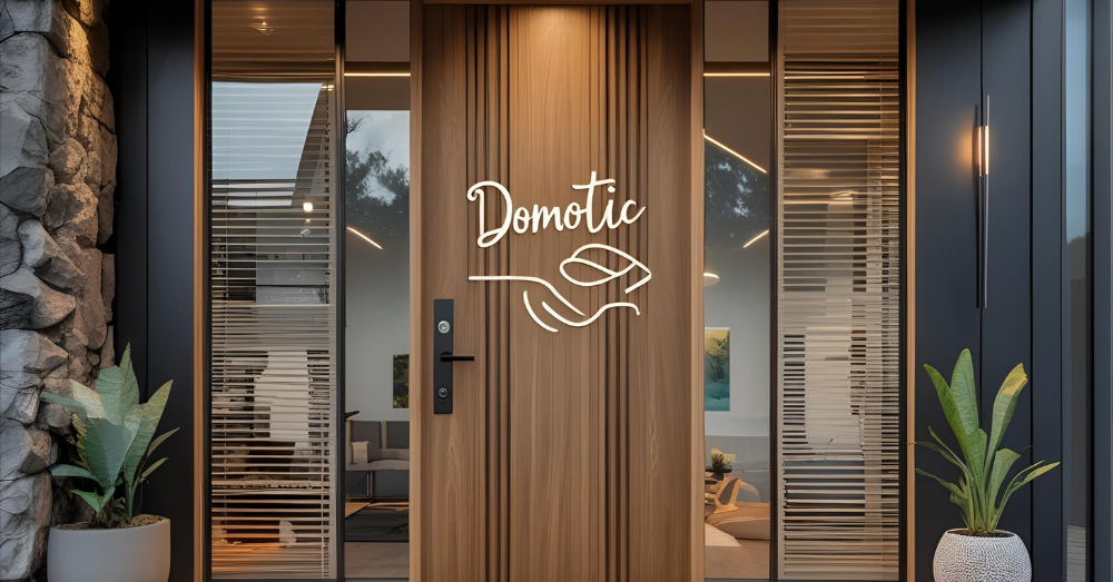 Porta con maniglia elettronica