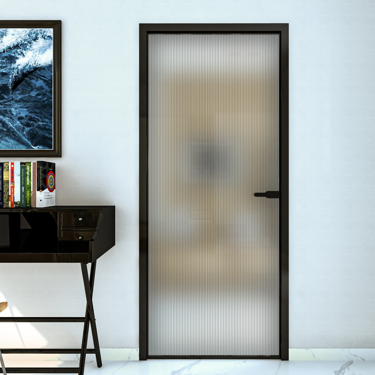 Anta Profilata Battente Vetro Plisse