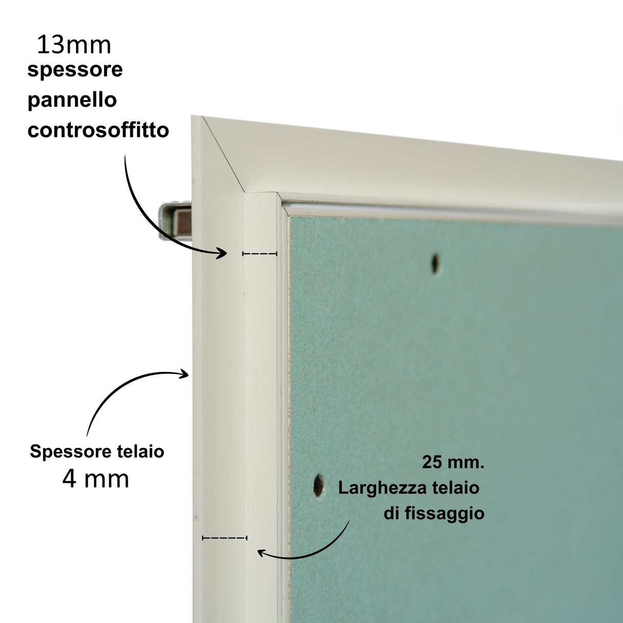 Sportello Ispezione Filomuro con Griglia di Aerazione