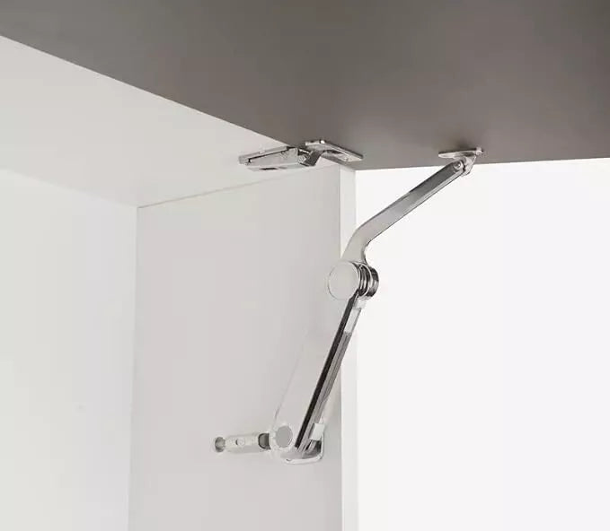 Braccetto a snodo per ante a ribalta con angolo a 75