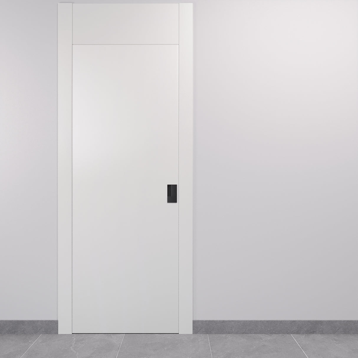 Porta Complanare con Cover Laccato Bianco Opaco