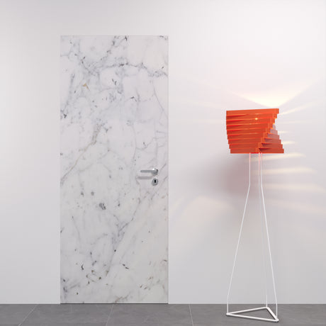 porta filomuro effetto marmo con maniglia