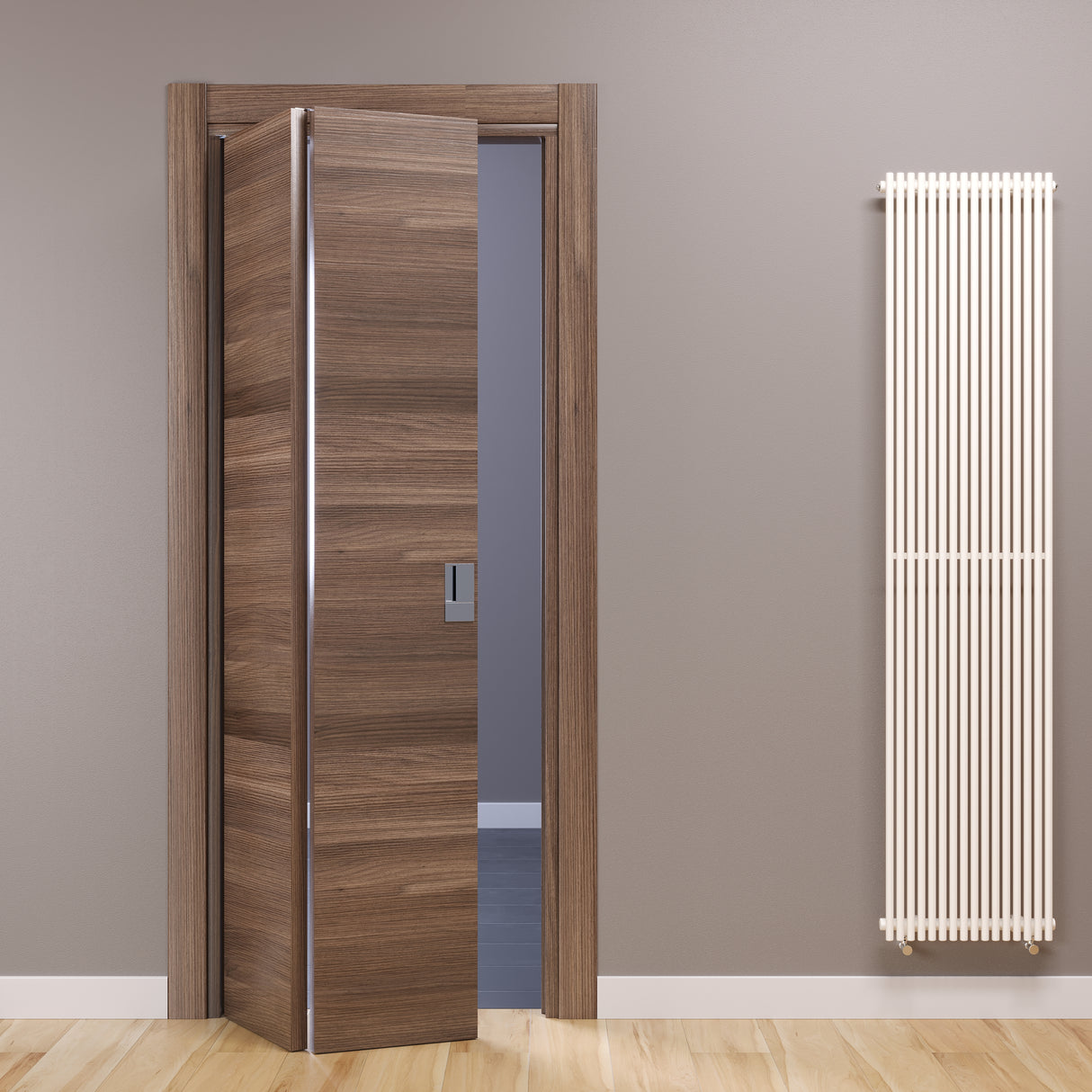 Porta Fluid Motion Noce orizzontale Apertura Parziale 90