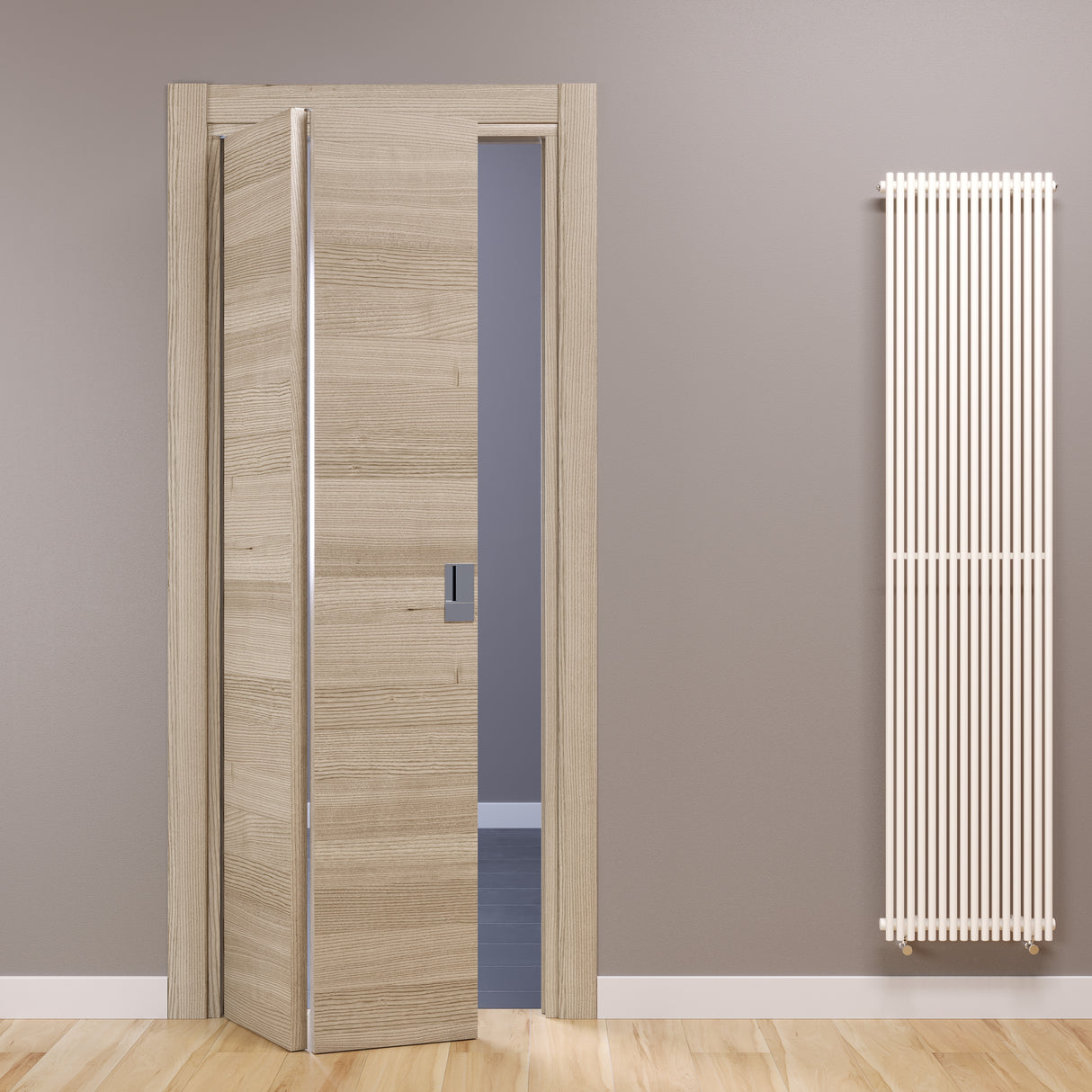 Porta Fluid Motion Rovere Orizzontale Apertura Parziale 90