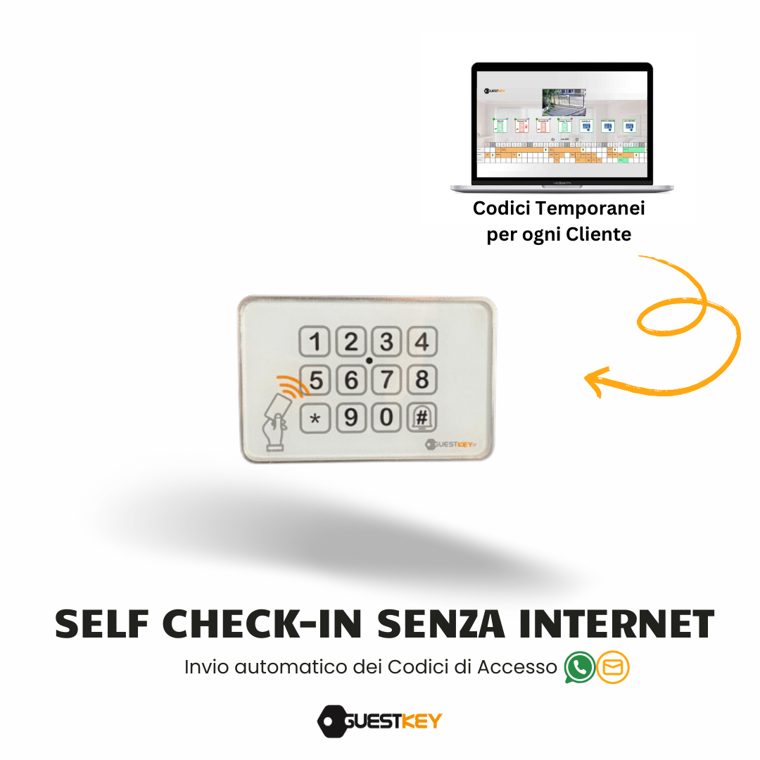 Tastierino con codici temporanei