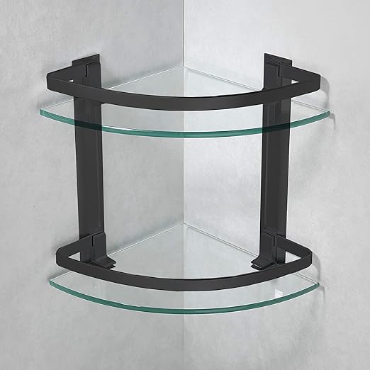 doppia Mensola in vetro