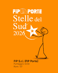 FIP Porte premiata tra le migliori aziende nelle “Stelle del Sud 2026”