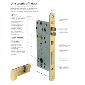 Cilindro AGB Opera Passpartout 70 mm