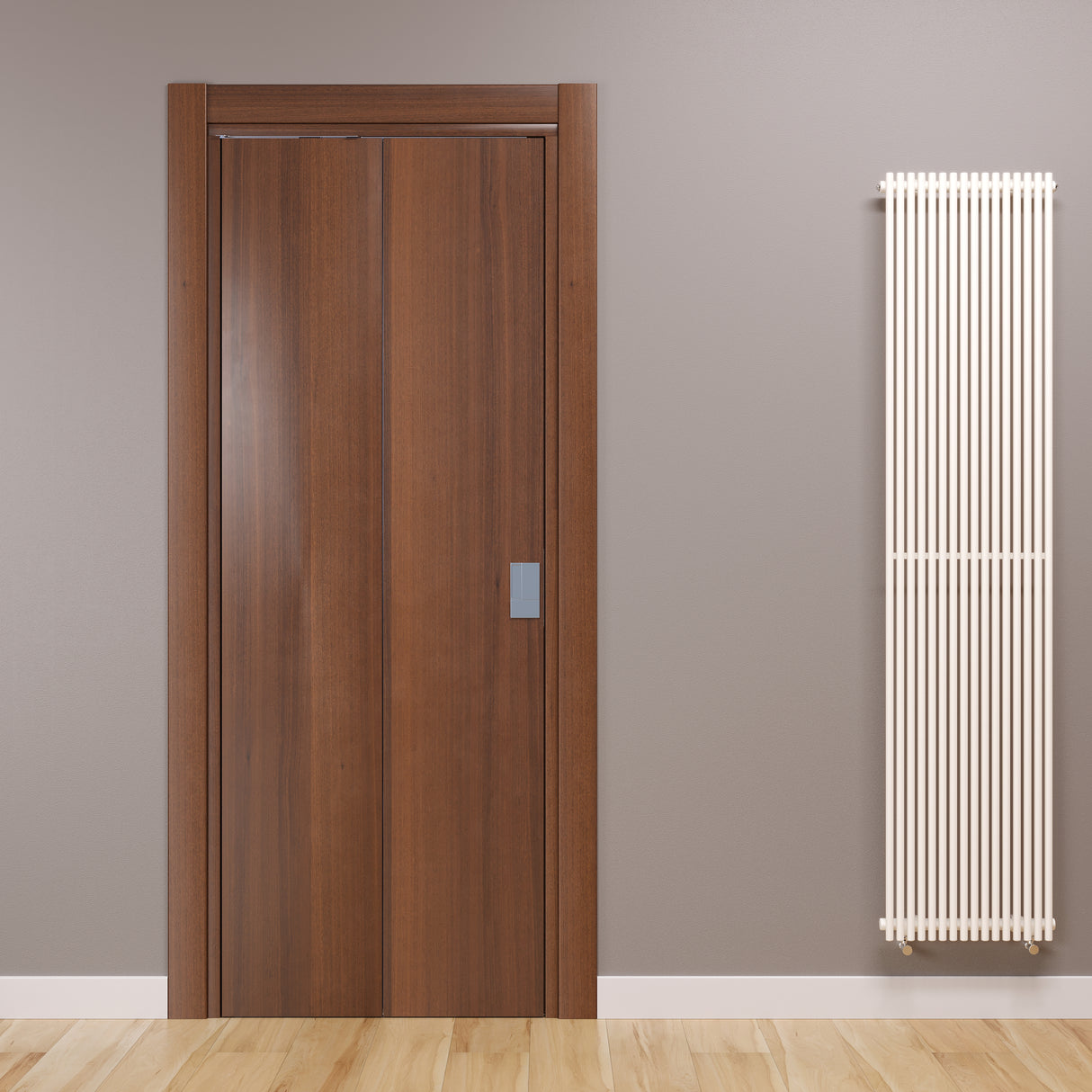 Compack Living 90° Celegon National Walnut Folding Door