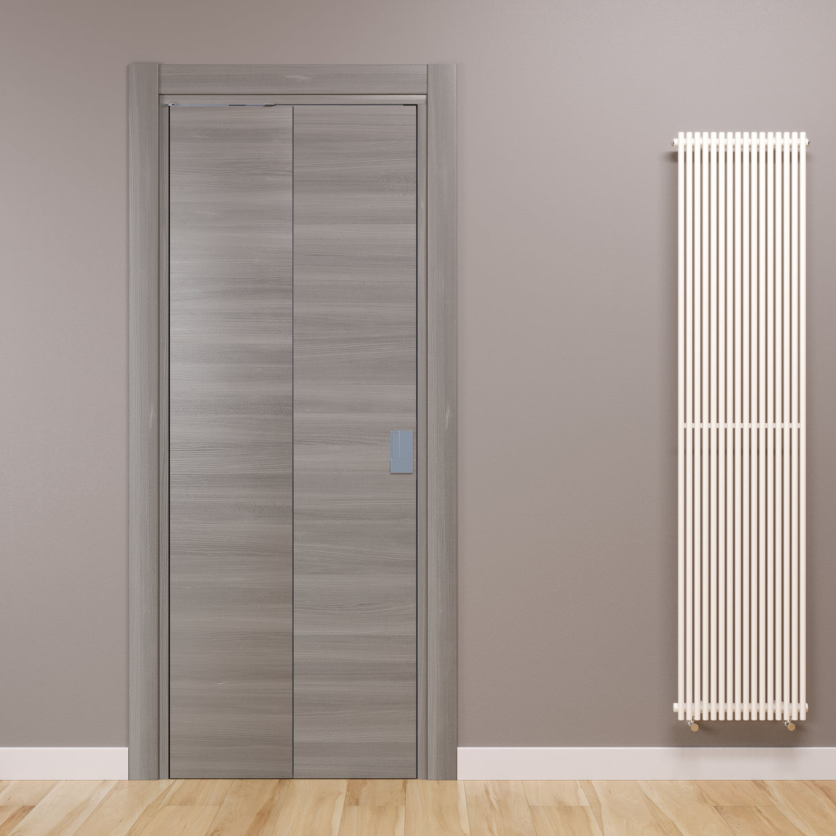 Compack Living 180° Celegon Grey Elm Folding Door