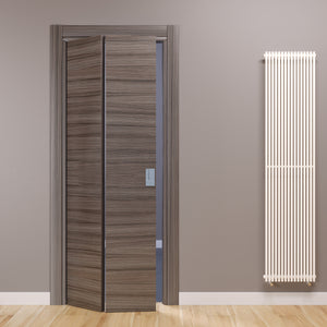 Compack Living 180° Celegon Rosewood Dove Grey Folding Book Door
