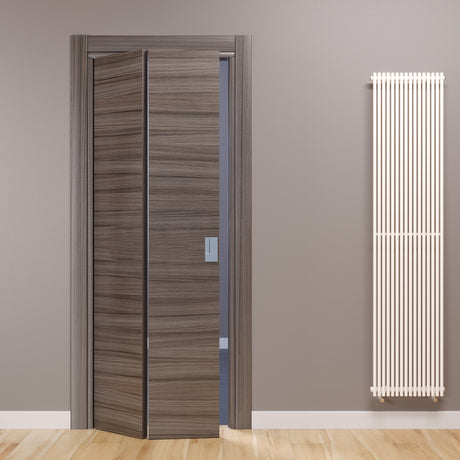 Porta a libro fluid motion Palissandro tortora