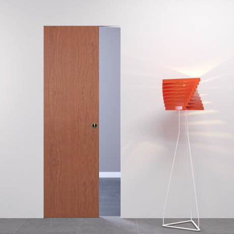 porta scorrevole filomuro ciliegio