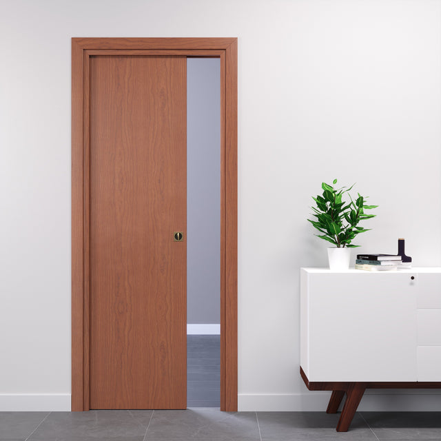 porta scorrevole laminato ciliegio