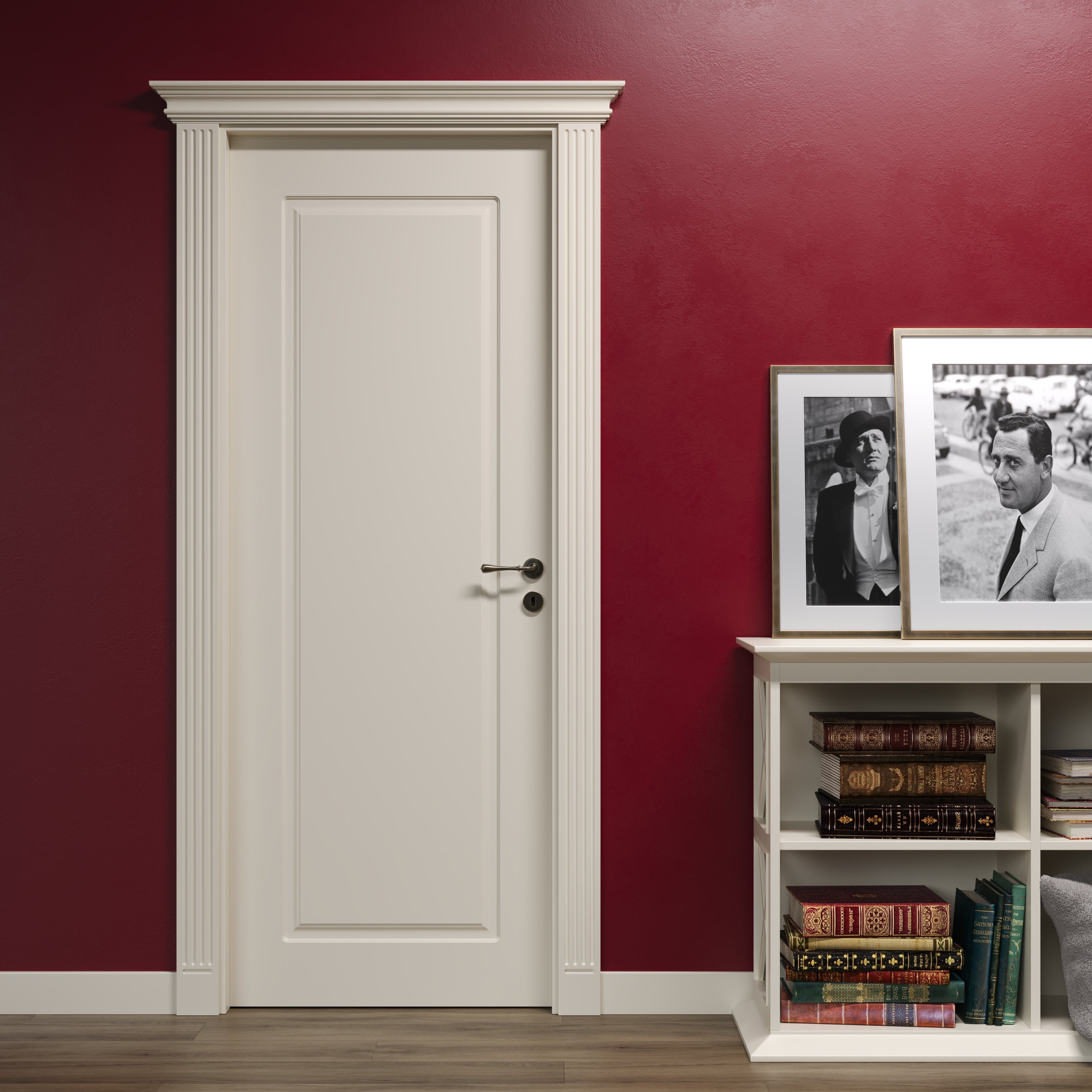 Pantographed wooden door with empire kit – FIP Porte