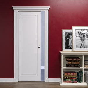 Classic Pantographed Sliding Door with Single Panel and Empire Capital