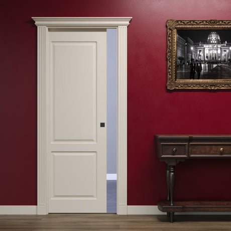 Classic Pantographed Sliding Door with 2 Panels and Empire Capital