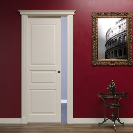 Classic Pantographed Sliding Door with 2+1 Panels and Empire Capital