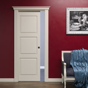 Classic Pantographed Sliding Door with 3 Panels and Empire Capital