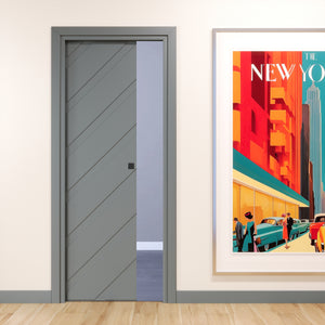 Porta Scorrevole a Scomparsa Pantografata 3D Diagonal