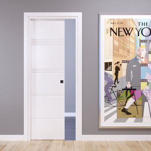 Porta Scorrevole a Scomparsa Pantografata 3D Horizontal