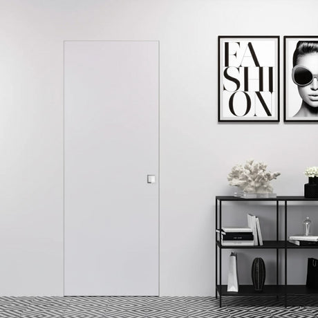 Porta Filomuro Invisibile Bianca (Easy Wall) con Maniglia Invisibile Lock