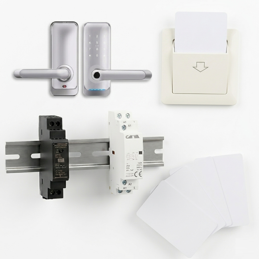  Kit Domotica con Maniglia Half con codice e tastierino