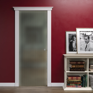 Porta Scorrevole a Scomparsa in Vetro con Kit Impero