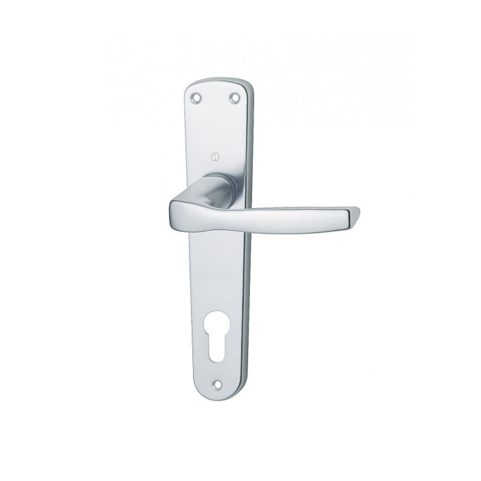 Maniglia per Porte Interne Hoppe Milano con Placca