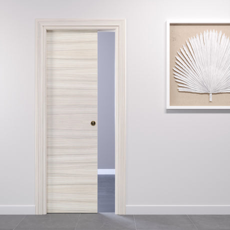 Porta DA INTERNO Scorrevole Laminato palissandro white