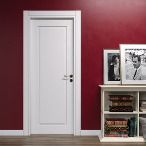 Porta Pantografata con 1 Bugna Laccata bianco