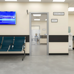 Glass Swing Door with Aluminum Frame