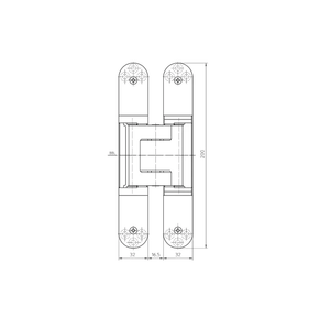 Cerniera SIMONSWERK TECTUS TE 540 3D