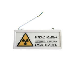Safety Light Sign - Radiation Risk Area