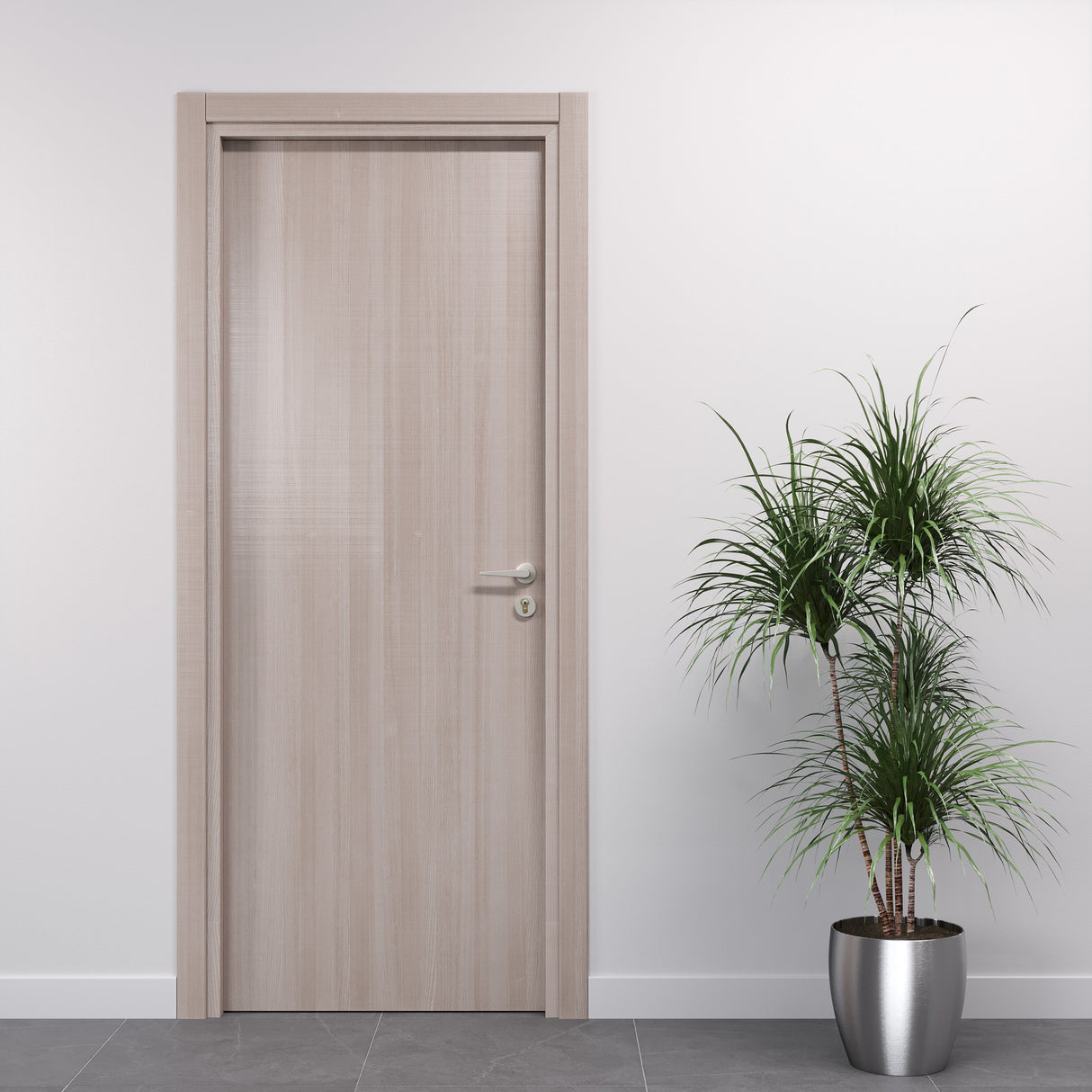 porta interna laminato larice con cilindro yale