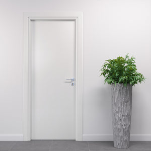 porta laminatino bianco con cilindro yale