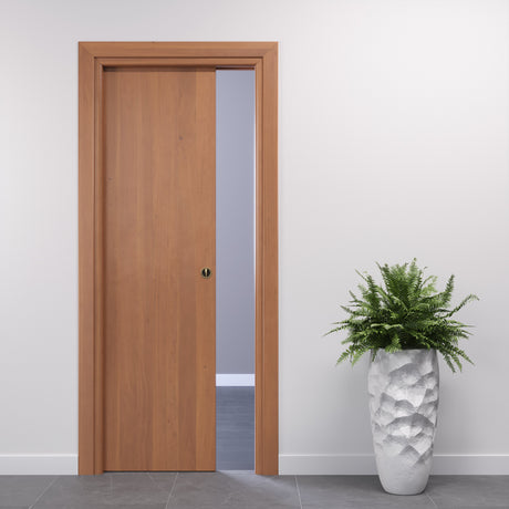 porta scorrevole da interno colore laminato noce tanganica